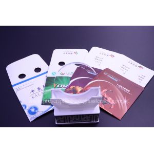 Green Coating Round Top Bifocal Lens 1.56 Index Far / Near Vision FDA Approval