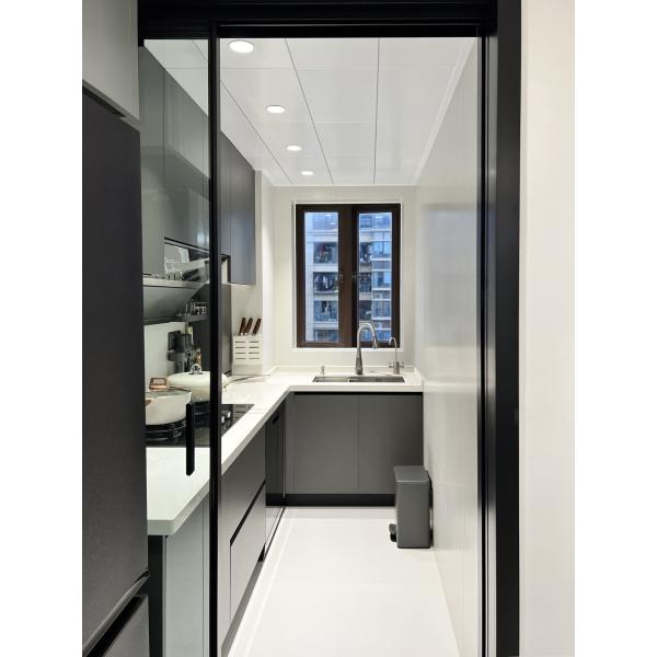 Stylish Modern Wood Kitchen Cabinet For Contemporary Homes Hotel