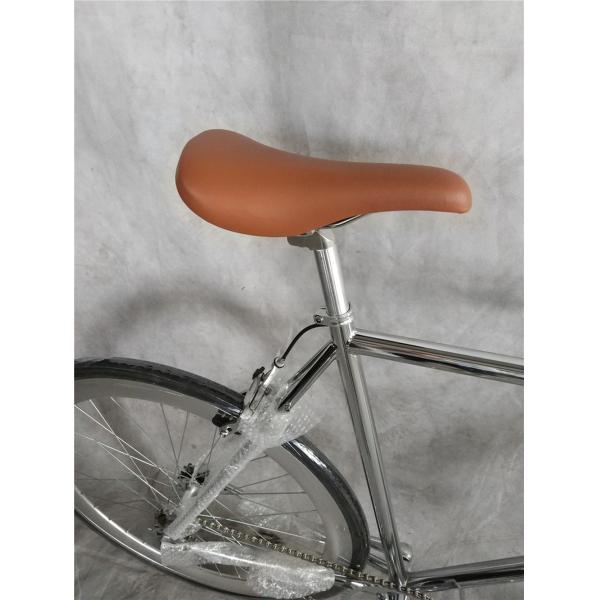 Classic 700Cx28C Vintage Chrome Fixed Gear Bike 58cm Single Speed Fixie Bicycle 13kg