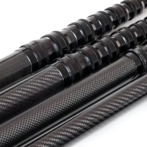 Extension Durable Multi-Sections 3K Carbon Fiber Telescopic Tube / Telescopic