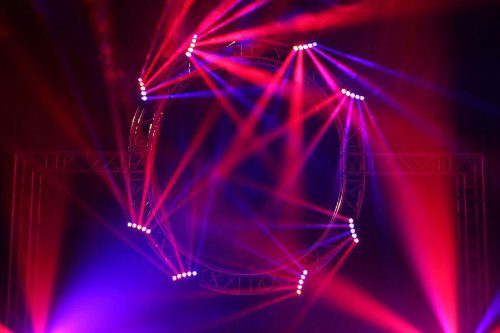 Brightest 8° Moving Head LED Beam Lamp RGBW / W Cree Leds 5 Heads * 10W