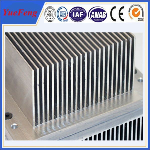 Buy Aluminium industrial profile extrusion, Aluminium fin radiator, aluminium heat sink at wholesale prices