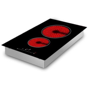 Sensor Touch 60Hz 3000w Two Burner Ceramic Cooktop