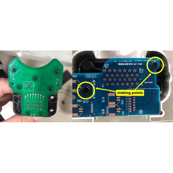 Pulse Plastic Hot Staking Tip for Assembly of Plastic Components with Other Parts