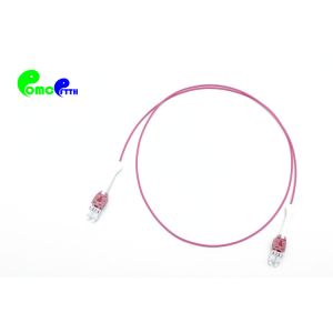 OM4 Polarity Switchable Optical Fiber Patch Cord Uniboot LC-LC Duplex With Push