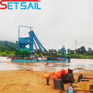 Hydraulic River Gold Diamond Mining Dredger with 1.4m*1.2m-2.6m*1.2m Drum Screen