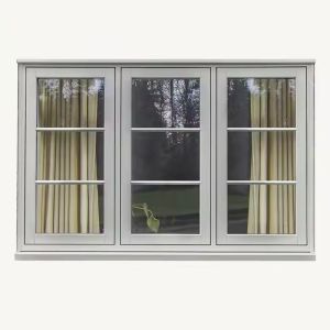 Heat Insulation Aluminium Awning Windows Thermal Break Aluminum Double Glazed
