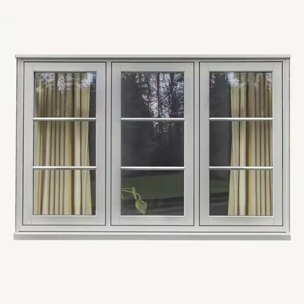 Heat Insulation Aluminium Awning Windows Thermal Break Aluminum Double Glazed