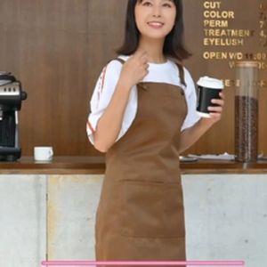 manufacture custom print and embroider logo apron high quality durable water