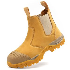Waterproof Nubuck Leather Safety Boots For Men Wholesale