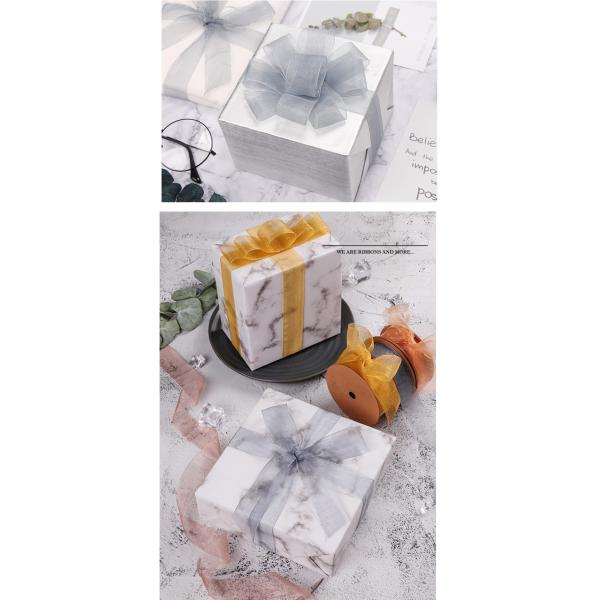 Customized logo designer ribbon gift ribbon organza ribbon