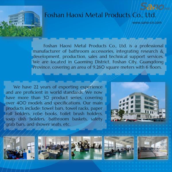 Hotel Brushed Bathroom Hardware Accessories 4 Pieces Eco Friendly