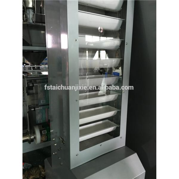 Multi-function 4 head linear weigher high accuracy full automatic good quality vertical washing powder packing machine