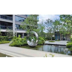 Contemporary Outdoor Abstract Metal art Landscape Sculpture