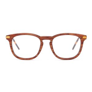 Aviation Style Wood Optical Glasses