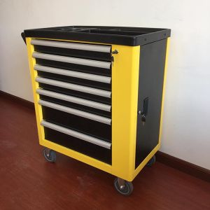 8 Drawer 700 Lbs Heavy Duty Tool Trolley Polished Red