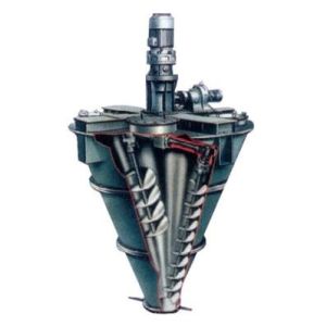 110 / 220V Double Screw Powder Blending Machine With Liquid Spray System