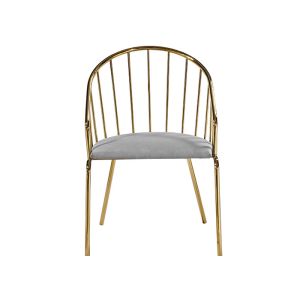 Simple And Stylish Office Leather Padded Dining Chairs