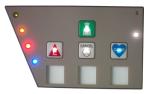 Backlit LED Membrane Switch Panel With Graphic Overlays