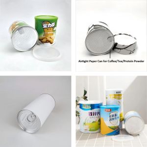 Customized environmentally friendly tear-off easy-open cylindrical kraft paper