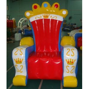 Ce Certificated Inflatable King Chair Sofa Furniture For Rental
