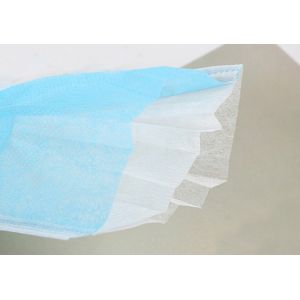 Hypoallergenic Disposable Face Mask Three Layers With Earloop Anti Pollution