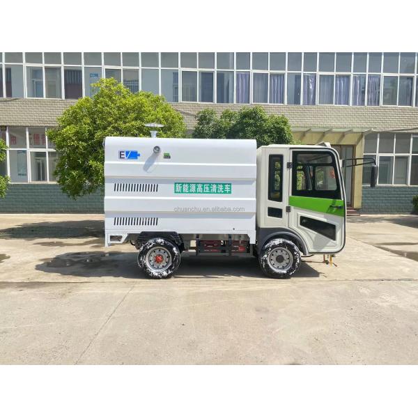 Pure Electric High Pressure Water Jet Cleaning Truck Four Wheel Energy Type Voltage