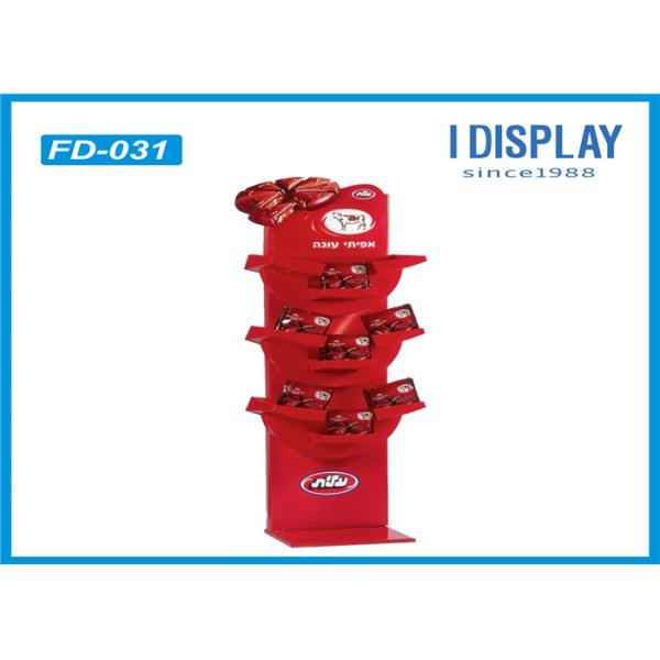 Advertising Pallet Display Stands / Corrugated Pallet Display Shelves 80*60*110 CM