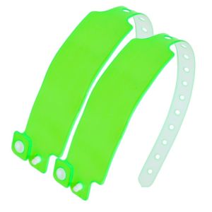 Manufacturer Disposable Custom Wristband Plastic Vinyl PVC Neon Fluorescent