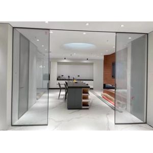 Quality Metalspurc Fabric Sliding Glass Door , Metal Coated Fabric Glass Door for sale