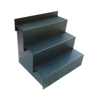 Corrugated Plastic Floral Display Stand 3 Step 4 Step For Flower Shop