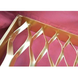 Architecture Aluminum Screen Facade, Expanded Metal Mesh For Window Divider