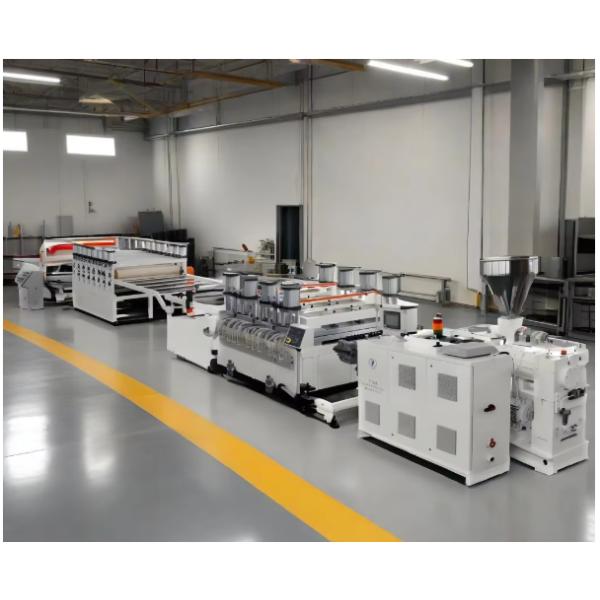 Shenzhen HYPET Carbon Crystal Plate Extrusion Production Line /Three Layers PVC