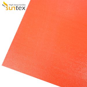 Silicone Coated Fiberglass Fabric Heat Resistant E-Glass 850g/m2