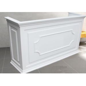 China Wood Retail Cash Register Counters For Garment Store / Convenience Store on sale