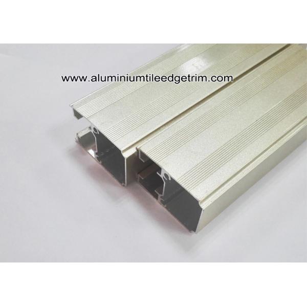 Extruded Anodized Aluminum C Slide Track Channel / Tubes For Sliding Door