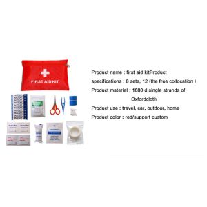 First Aid Kit ,100 Piece - Small First Aid Kit for Camping, Hiking, Backpacking,