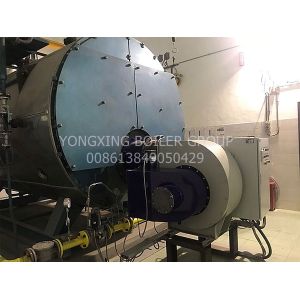 Three Return Natural Gas Fire Tube Boiler Hot Water Boiler Furnace for Hotel