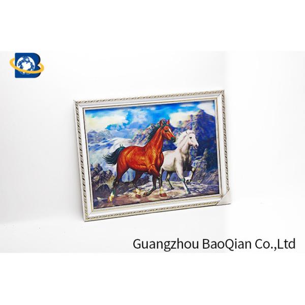 Bedroom Decoration 3D Lenticular Photography / Image Pictures PET / PP Material