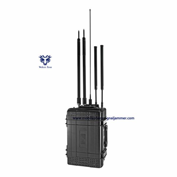 Buy All In One Waterproof Outdoor 25-6000MHz Signal Jammer High Gain Omni-directional Antennas up to 2000 meters at wholesale prices