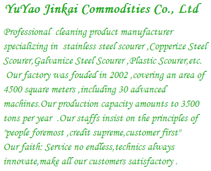 Zinc Coated Wire Mesh Scourer Cleaning Scourer Ball /galvanized Steel