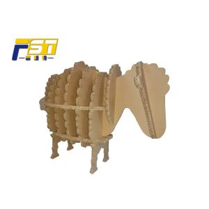 Eco - Friendly Cardboard Box Furniture , Individual Design Foldable Cardboard