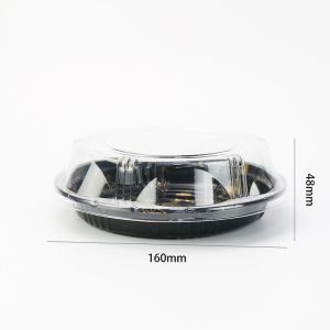 Lid Disposable Plastic Food Container Pp Plate Tray Sushi Box
