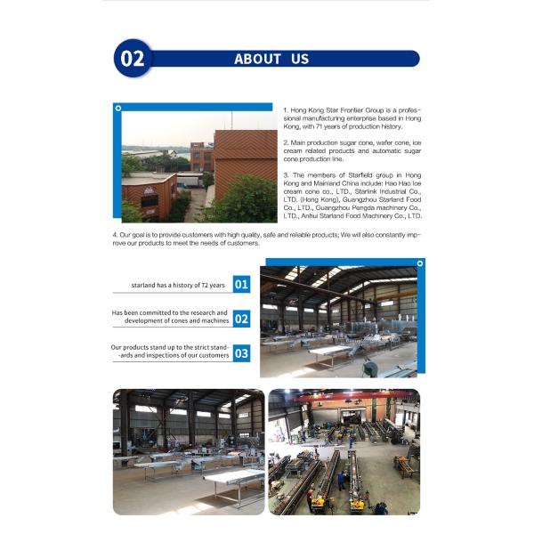 Automatic Snack Wafer Production Line Wear Resistant Stainless Steel