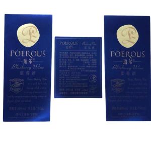 Personalised Whiskey Bottle Labels Printing Private Embossed Foil Seal Stickers