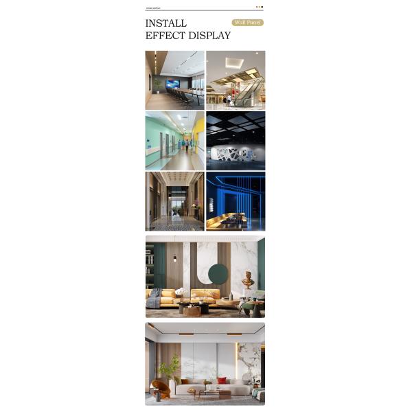 Bamboo Charcoal Wall Panel Installation Example