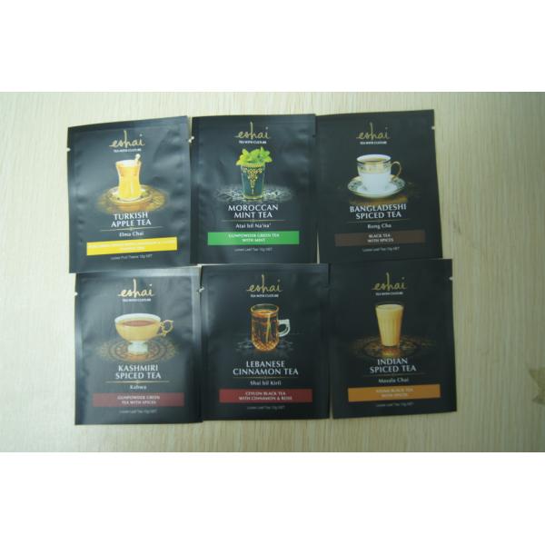 Buy 3-side Coffee Bags Packaging Small Black Matte Finish Zipper at wholesale prices