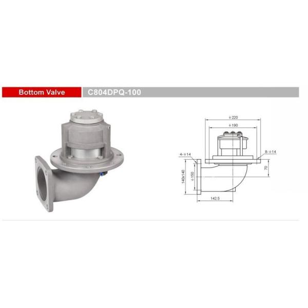 C804dpq-100 Bottom Emergency Shut Valves truck trailer spare parts For Energy