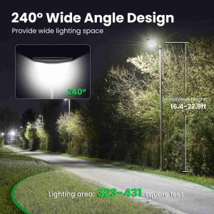 60w Integrated Solar Street Light With Motion Sensor Waterproof