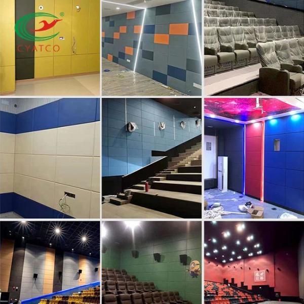 Multipurpose Fiberglass Acoustic Board Harmless Thickness 25mm